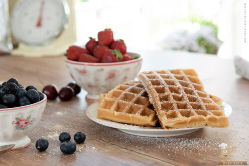 Backmischung für Waffeln