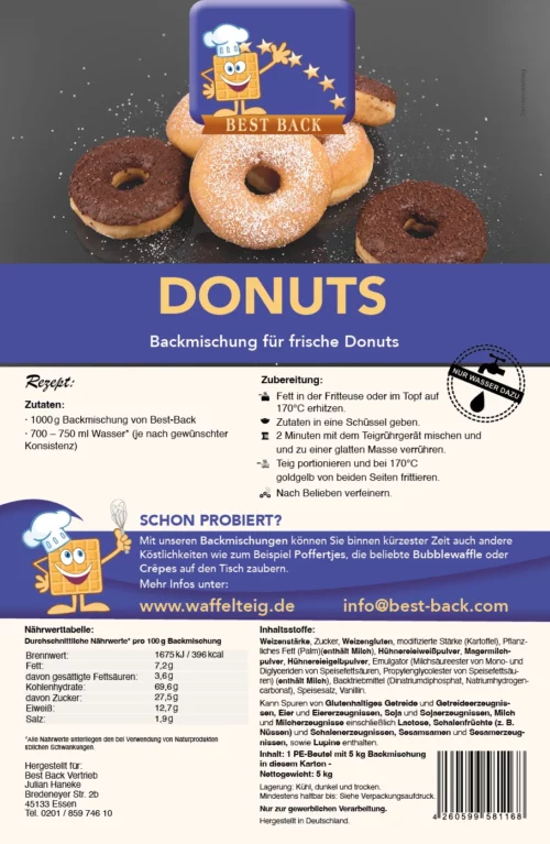 Label Donuts - Best-Back Vertrieb - einfach, schnell & vielfältig