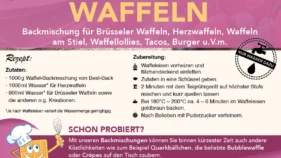 Label Waffeln - Best-Back Vertrieb - einfach, schnell & vielfältig